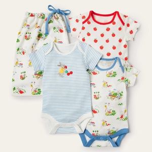 Baby Boden Bodysuits Organic 3-Pack 3-6M